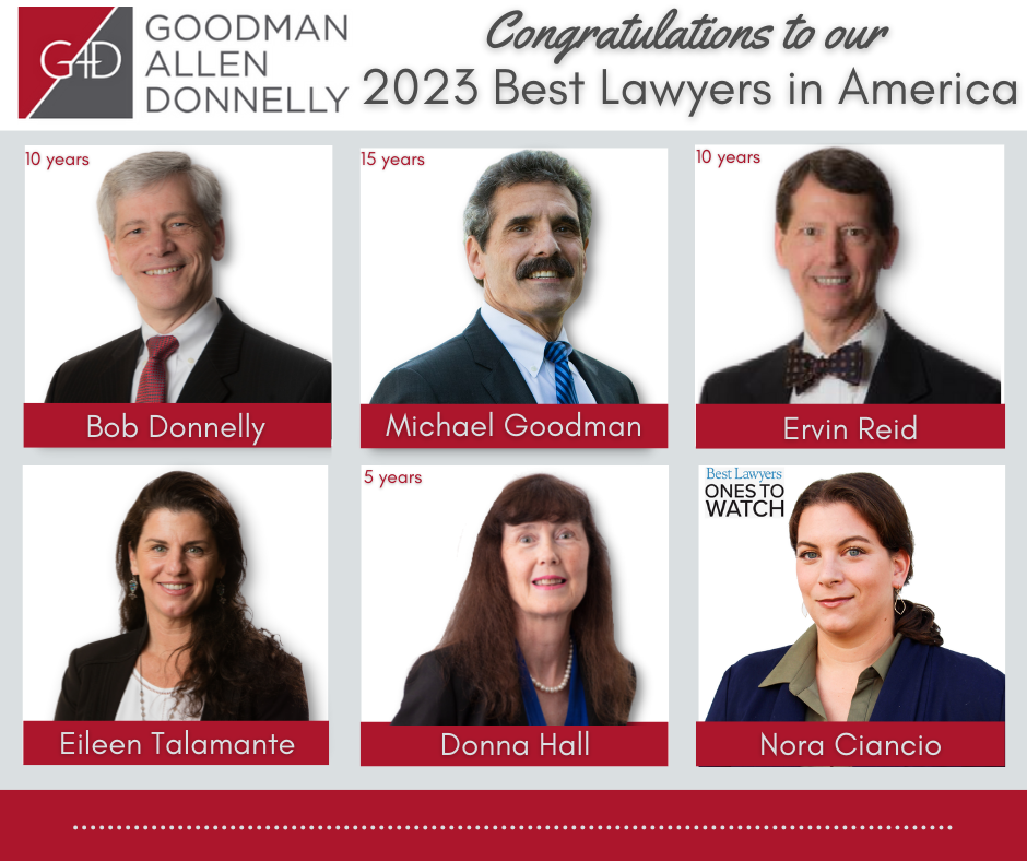 6 Goodman Allen Donnelly Pllc Lawyers Named To 2023 Best Lawyers® And Ones To Watch Lists 6127